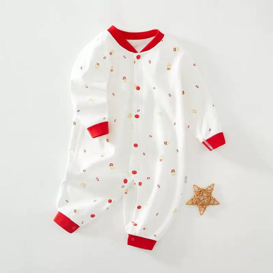 Festive and Fun Infant Onesie with Playful Prints