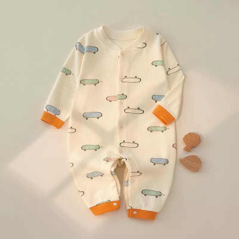 Skateboard - Print Infant Onesie: Trendy and Cozy